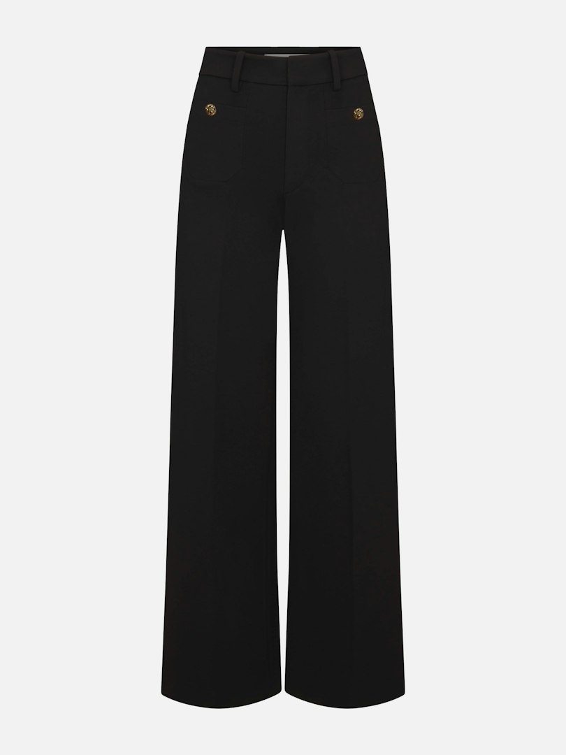 FRAME Women's The Pixie Slim Palazzo Trouser Pants Size 12