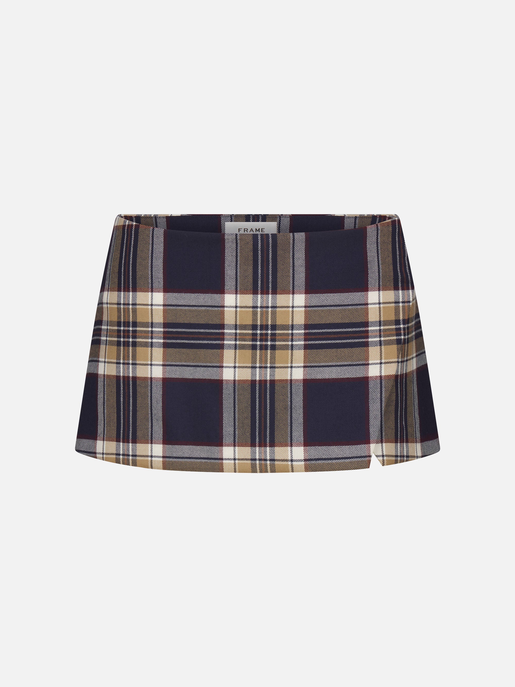 Frame X Amelia Gray The Checkmate Skirt In Multi