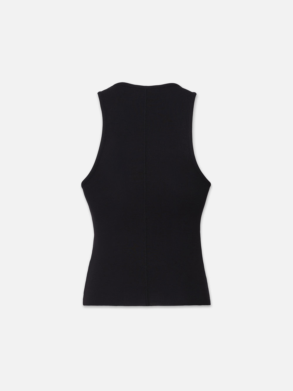 RIB SCOOP NECK TANK BLACK – FRAME