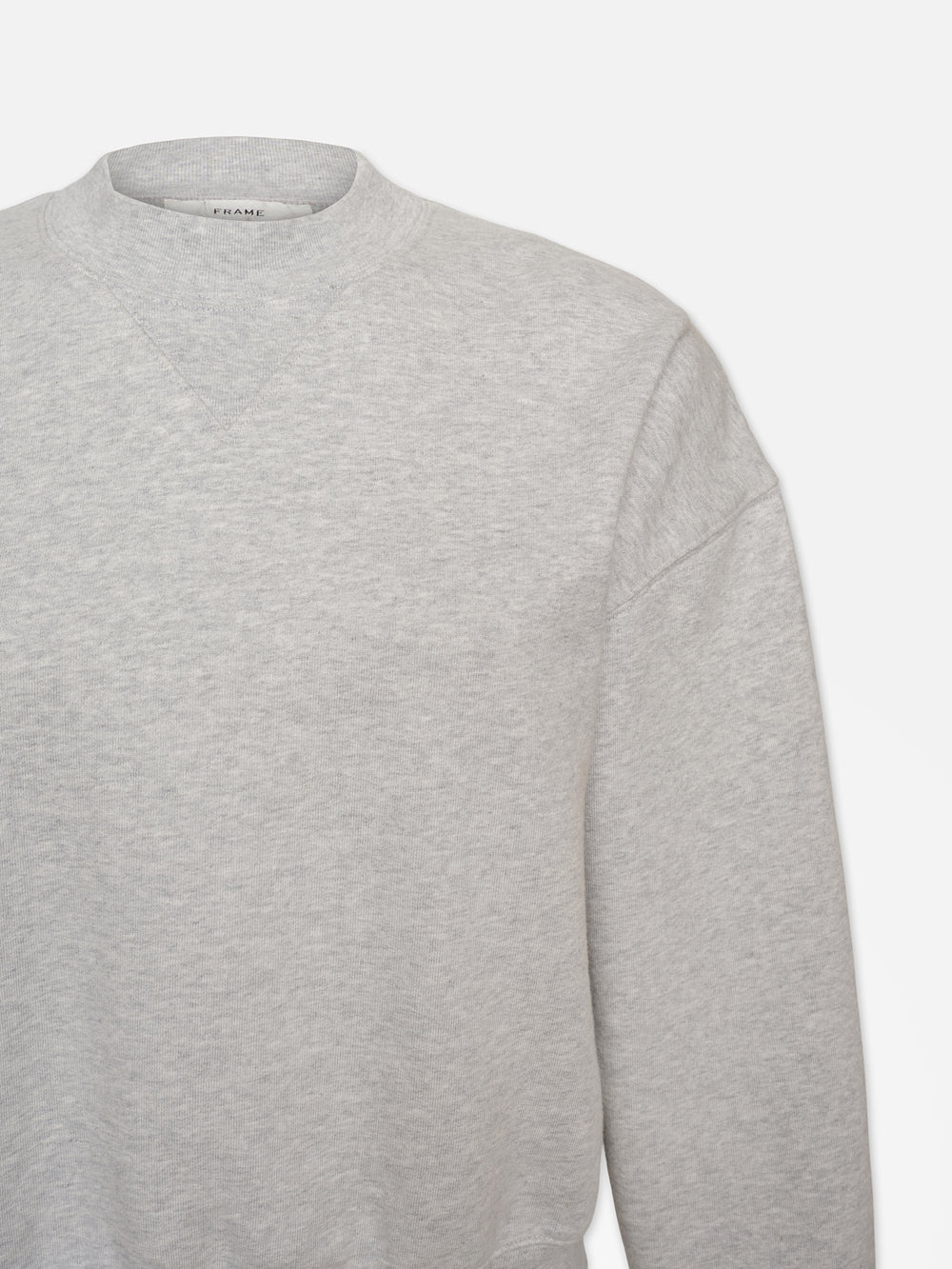 CLASSIC CREW SWEATSHIRT HEATHER GREY – FRAME