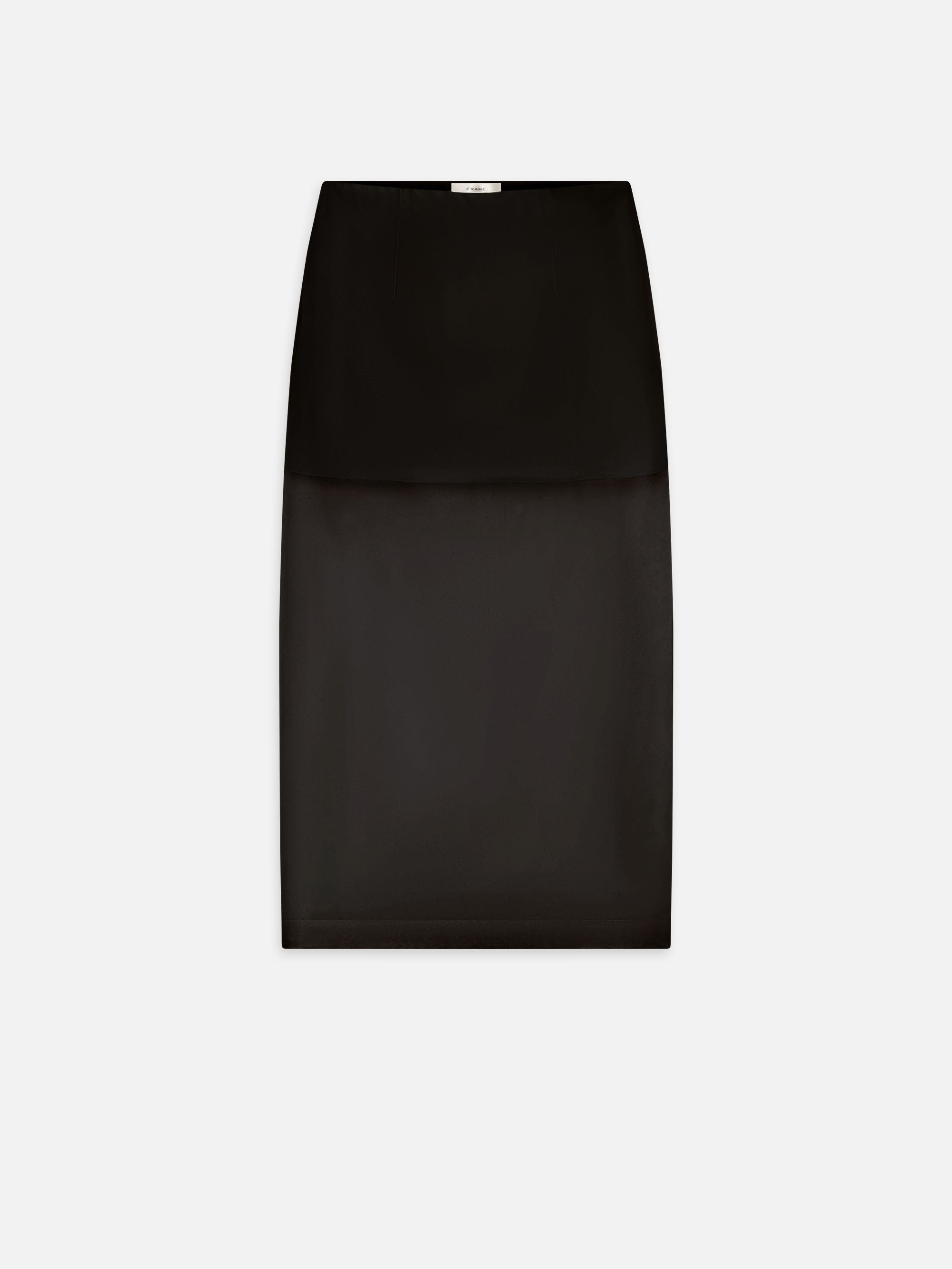 Frame The Silk Organza Skirt In Black