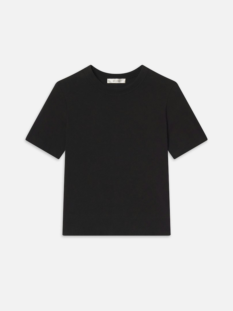 FRAME Women's The Boxy T-Shirt Denim Size XL