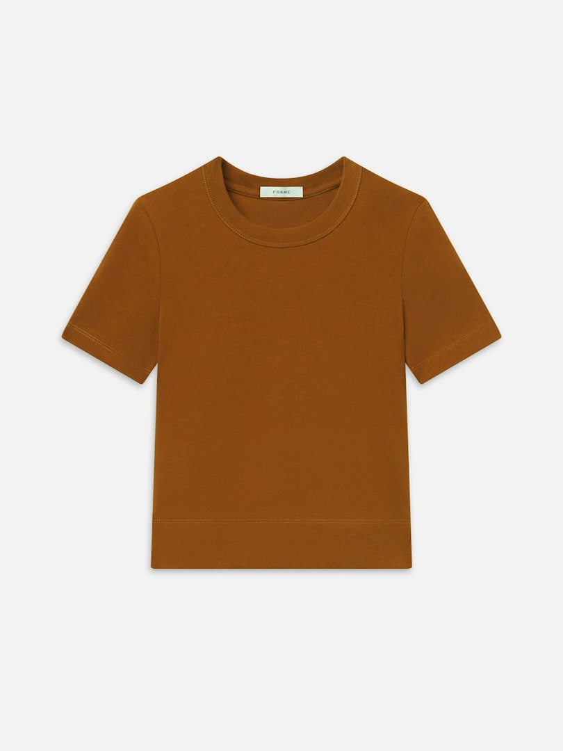 FRAME Women's The Boxy T-Shirt Cotton Size Large