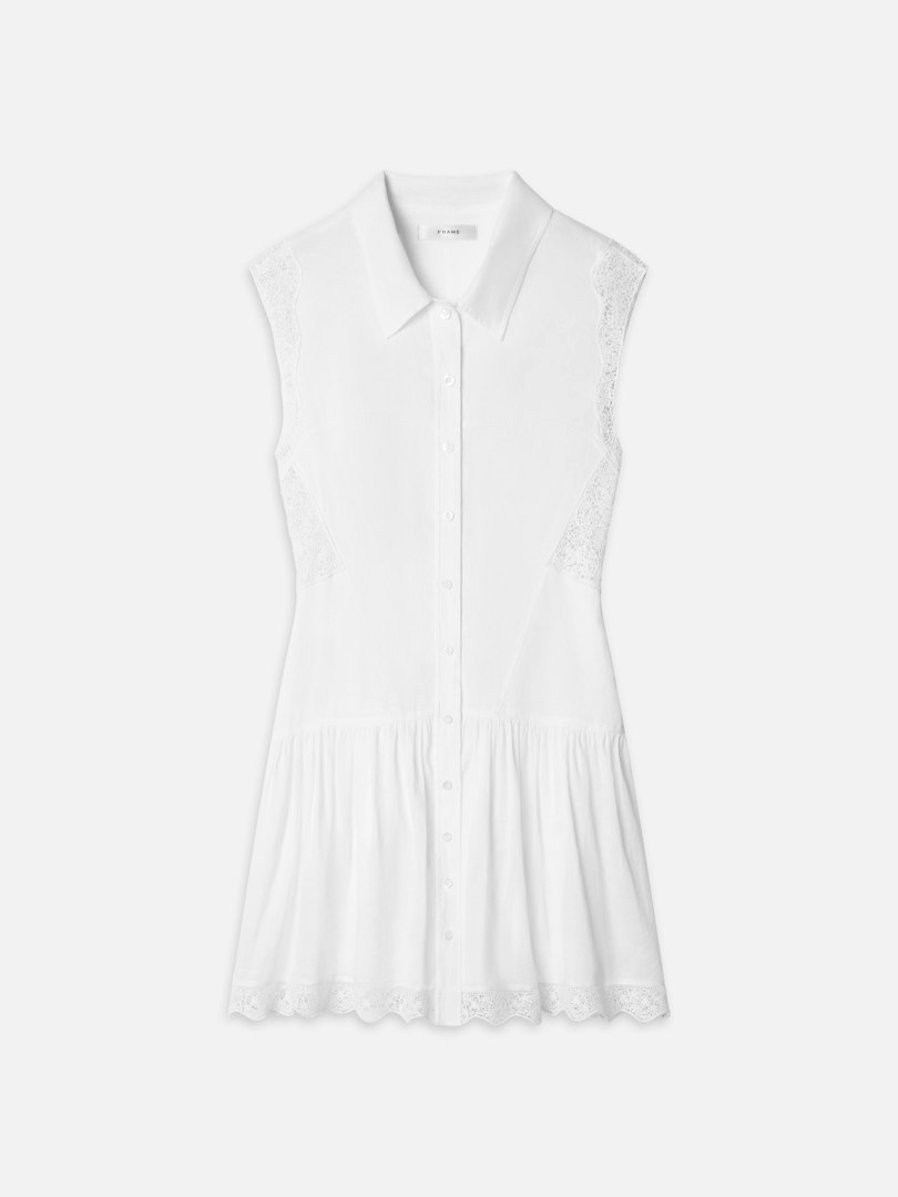 FRAME Women's The Embroidered Day Dress Size Small