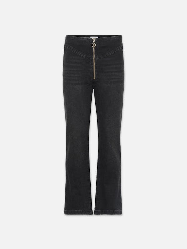 Jeans  Frame Le Palazzo Sateen Jeans Black - Womens ⋆ Vencer Info