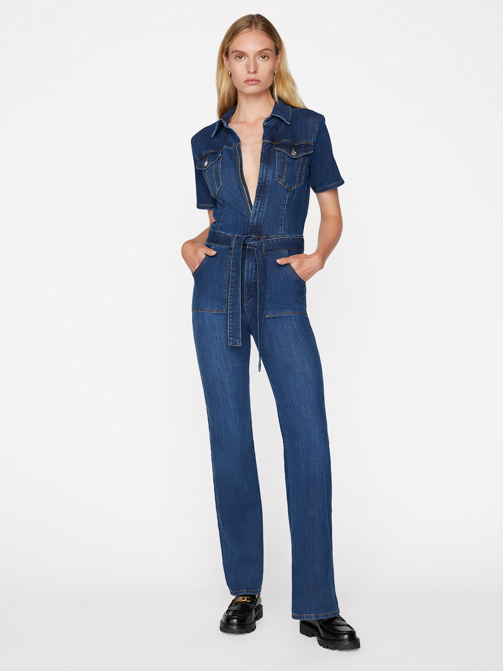 petite tailored jumpsuit