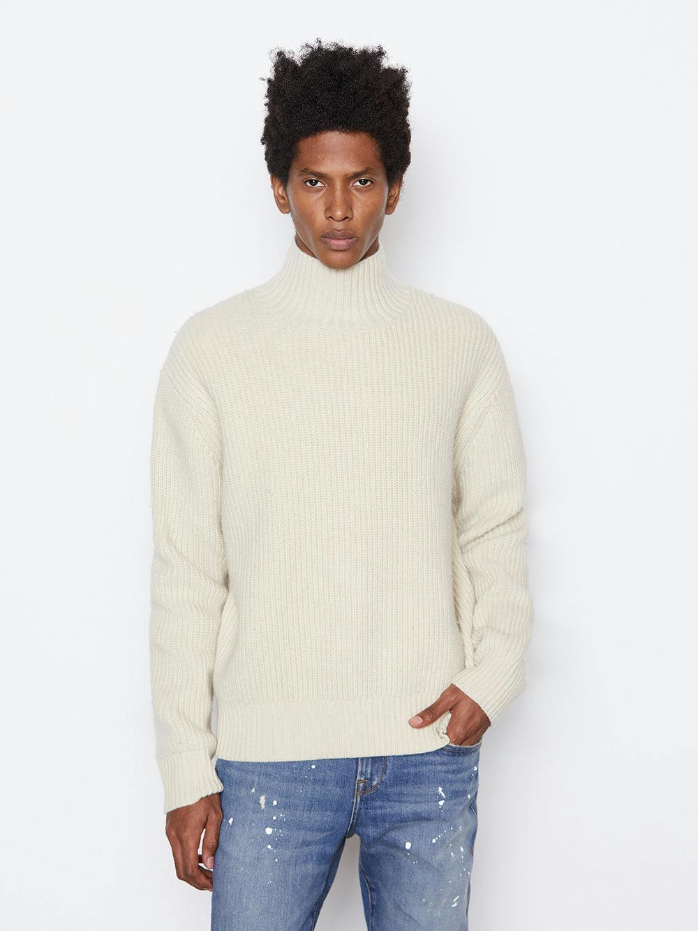Clean Rib Sweater -- Cream