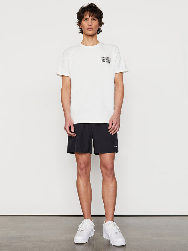 frame white t shirt