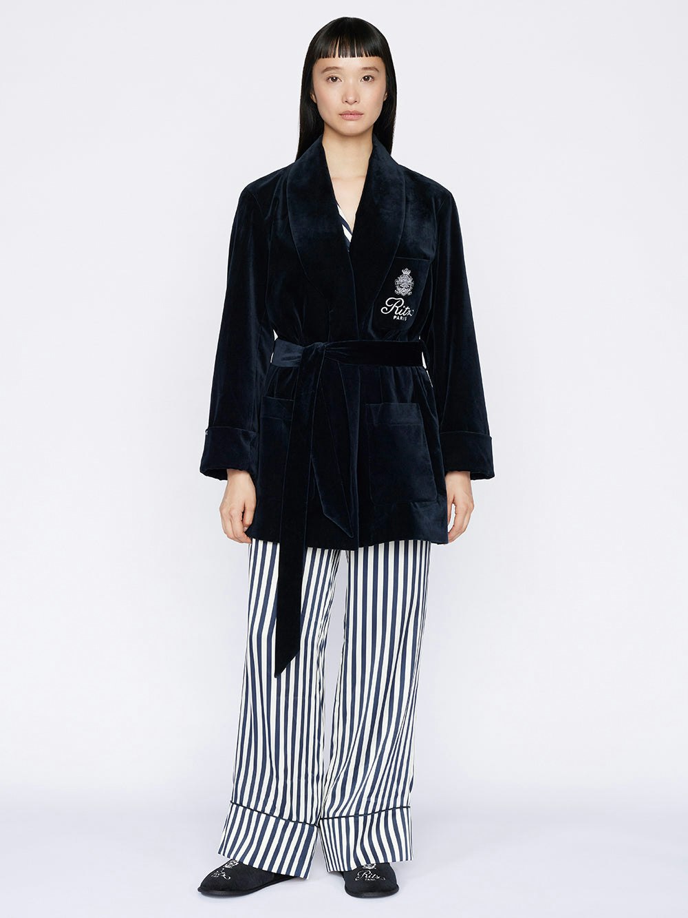 RITZ PJ SET PANT NAVY MULTI – FRAME